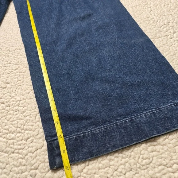 Banana Republic High Waisted Wide Leg Denim Jeans Size 6 - Picture 11 of 14